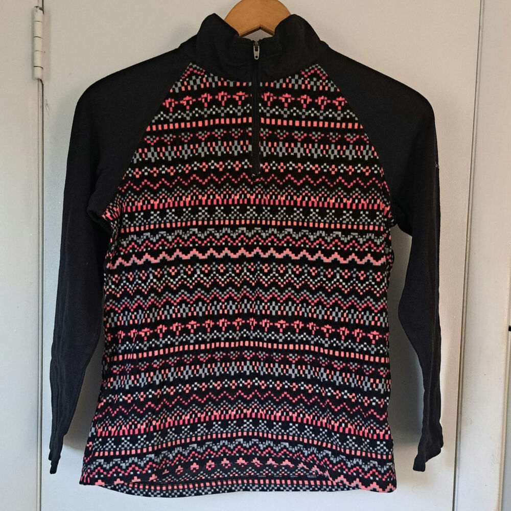 Youth Columbia Fleece Pull Over Multicolored Large 14/16